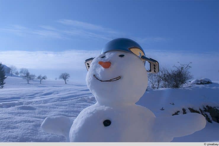 Schneemann Winter